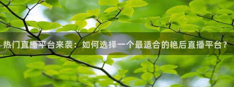 斗球直播ios下载：热门直播平台来袭：如何选择一个最适合的艳后直播平台？